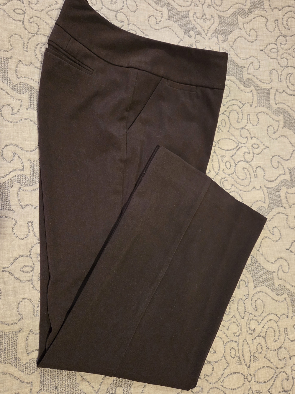 The Limited Brown Wide Leg Dress Pants, Cassidy Fit, 14L